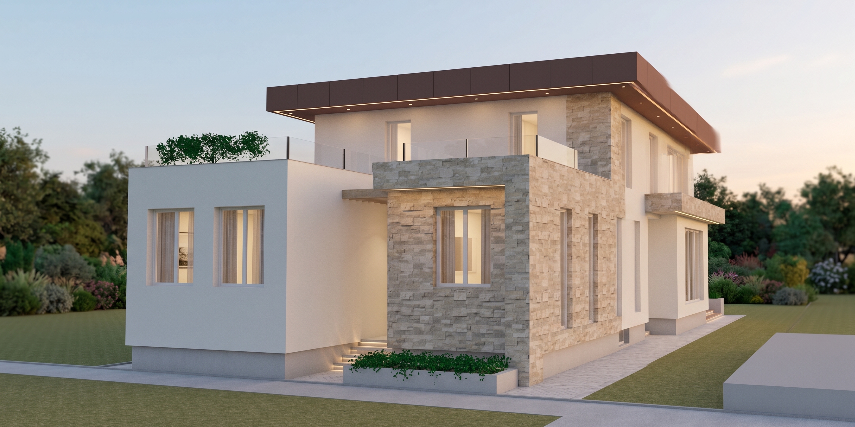 Moderna — porodična vila, Novi Sad